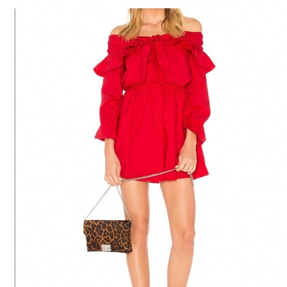 Lovers + Friends Rebecca dress xs red
